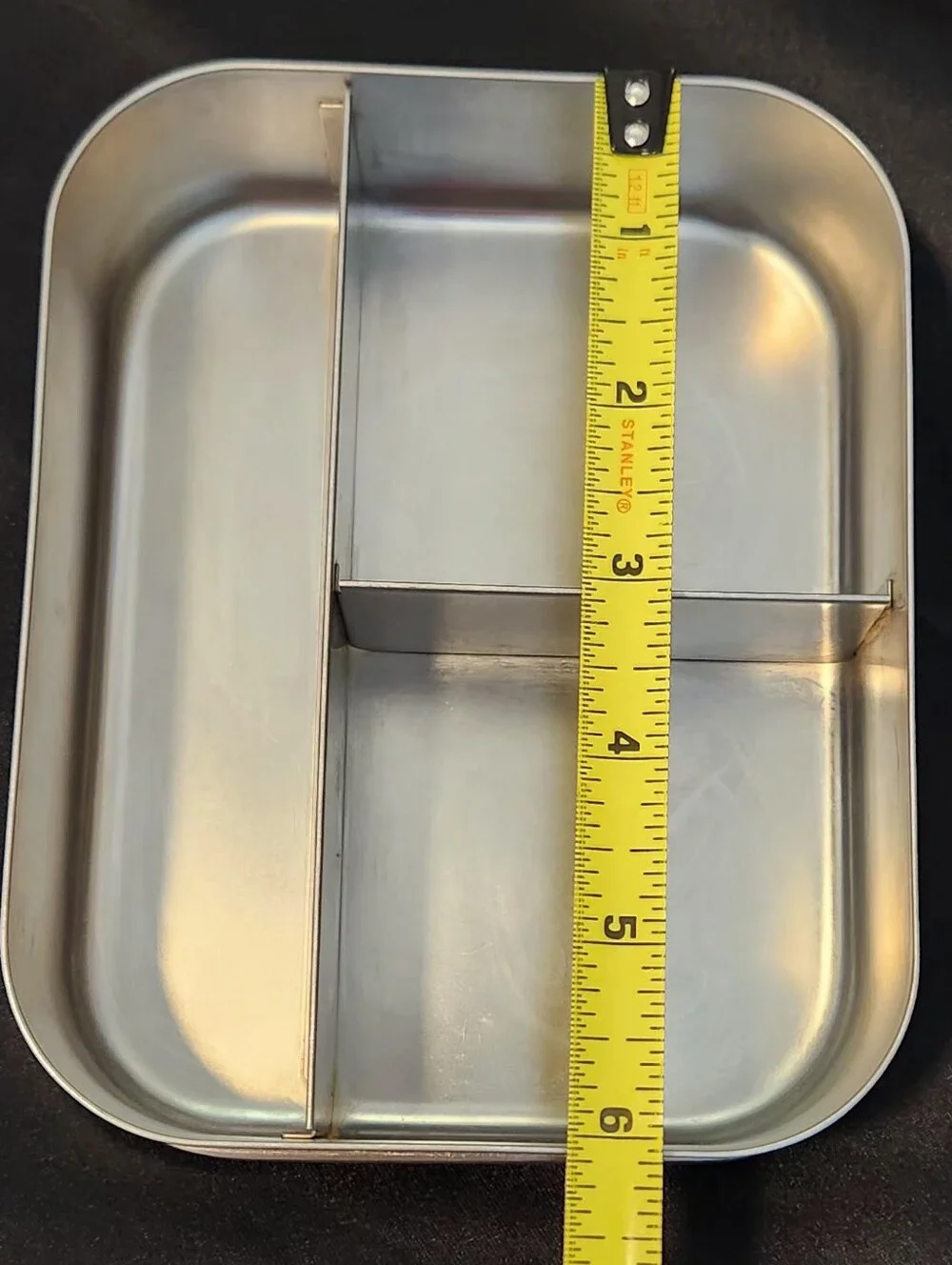 Lunchbots Small Trio Stainless Steel Bento Compartment Food Storage Box